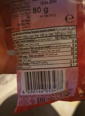 Bebeto Berries Jelly Gum - 80GR