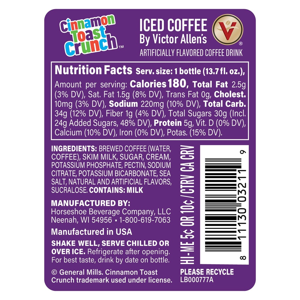 Cinnamon Tost Crunch Iced Coffee 405ml