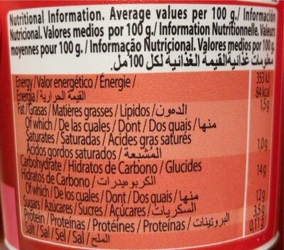 Pascual Straw-Ban Flavour Yogurt 120g