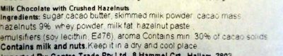 Milka Hazelnuts 80g