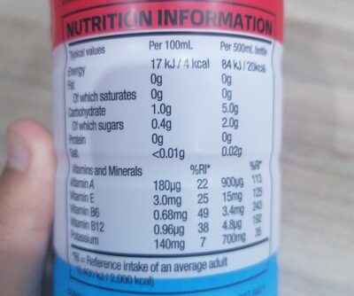 Prime Hydration Ice Pop 500ml