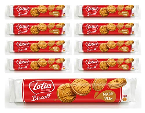 Lotus Biscoff Cream Sandwich Biscuits, 150g