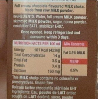 Danway Iceberg Milk Shake Chocolate 125ml