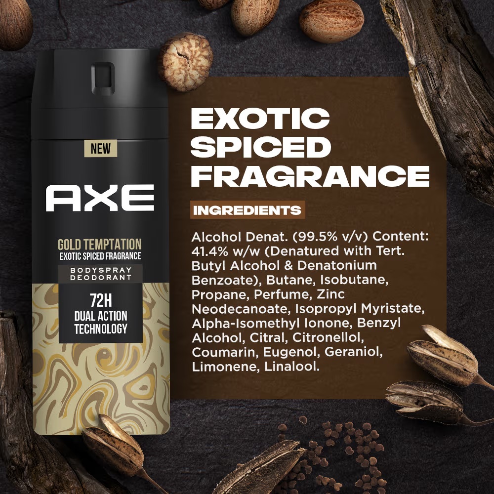 Axe Gold tem Dedorante 150ml