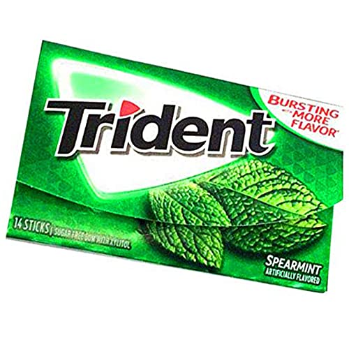Trident 14 sticks gum Spearmint