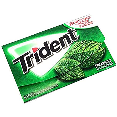 Trident 14 sticks gum Spearmint