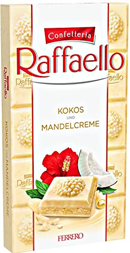 Ferrero Raffaello White Chocolate and Coconut Bar, 90g