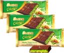 Ulker Dubai Chocolate Bar Pistachio 3x93 Gr (3x3.28 Fl Oz) Premium Pistachio