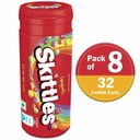 Skittles Original Bite Size Fruit Flavour Candies - 33.5g Tube (Pack of 8)