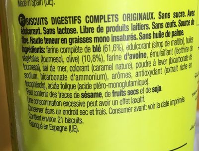 Santiveri Biscuits Digestive Light Original