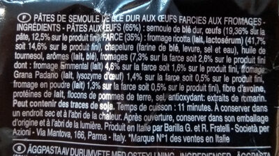 Pâtes Tortellini Aux Fromages