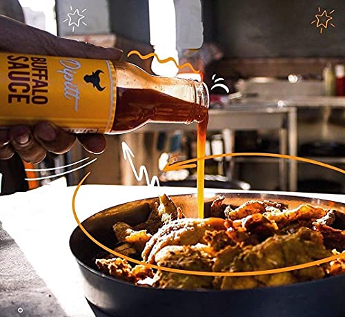 Dipitt Buffalo Sauce 10.58 Oz (300g) | Condiment for Dipping, Marinade & Cooking | Verified Non-GMO | Halal & Gluten Free | No Artificial Flavours and