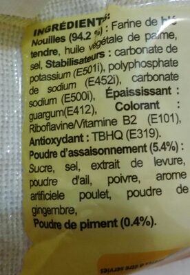 Nouilles Instantanées Goût Poulet
