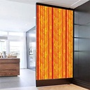 Doodle Window Privacy Film, Frosted Glass Window Clings for Privacy Non-Adhesive Anti UV Static Cling, for Home Bathroom Living Room Window Curtain W1