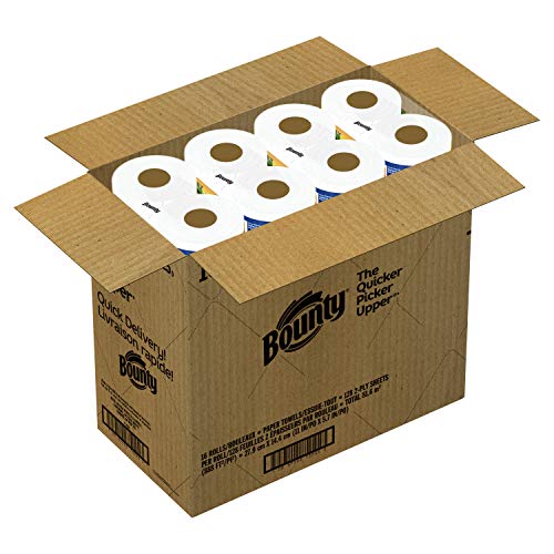 Bounty Quick-Size Paper Towels, 16 Family Rolls = 40 Regular Rolls