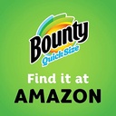 Bounty Quick-Size Paper Towels, 16 Family Rolls = 40 Regular Rolls