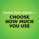 Bounty Quick-Size Paper Towels, 16 Family Rolls = 40 Regular Rolls