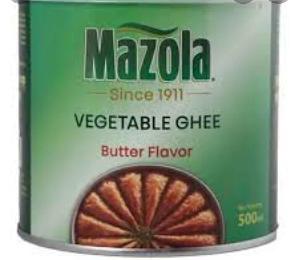 Ghee Vegetable Mazola Butter Halal 400ml (0.88 Lb) مازولا السمن النباتي