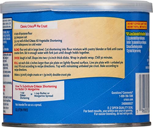 Crisco All-Vegetable Shortening - 16oz