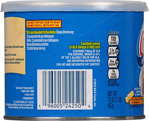 Crisco All-Vegetable Shortening - 16oz