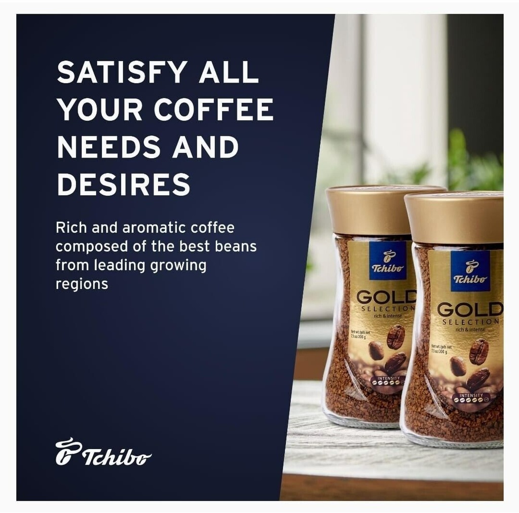 Tchibo Gold Selection Rich and Intense Coffee, 200g
