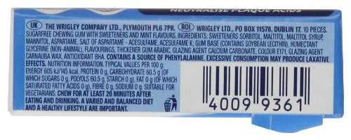 Peppermint Chewing Gum Sugar Free Pieces