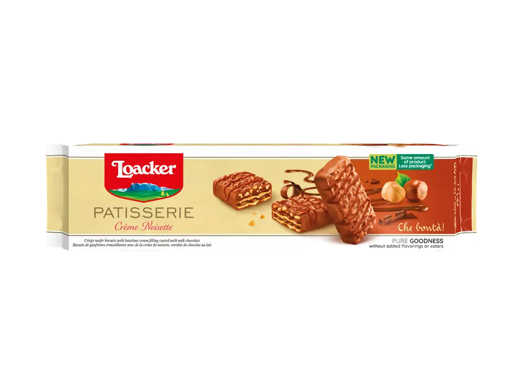 Loacker patisserie créme noisette 100g 
