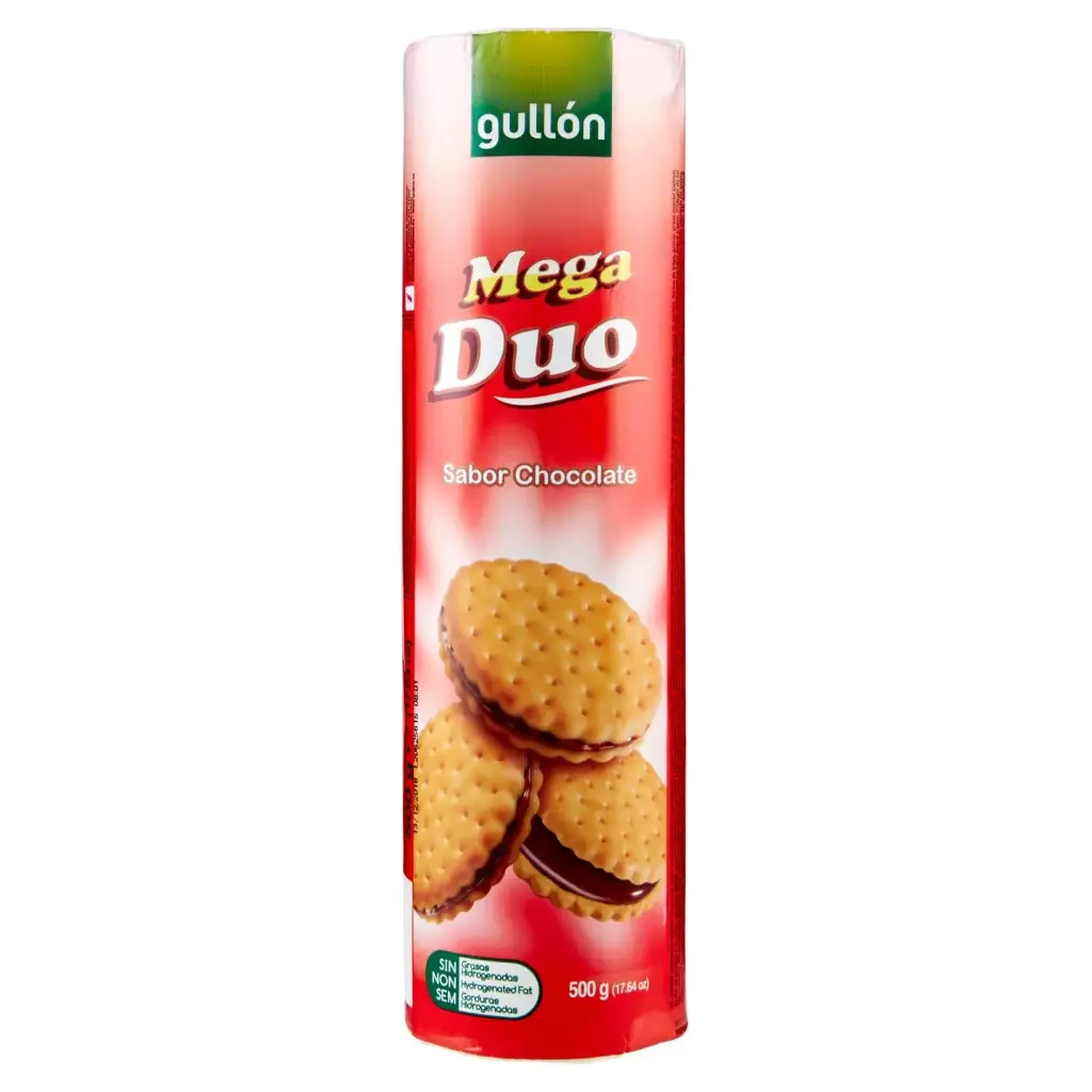 Gullon duo crema sabor chocolate 500g 