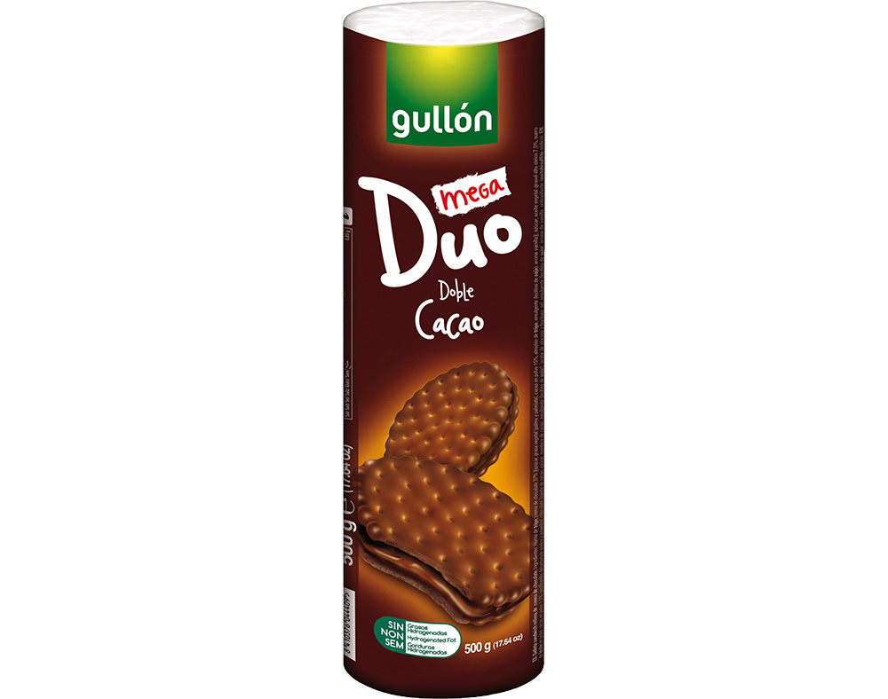 Gullon mega Duo Doble Cacao 500g 