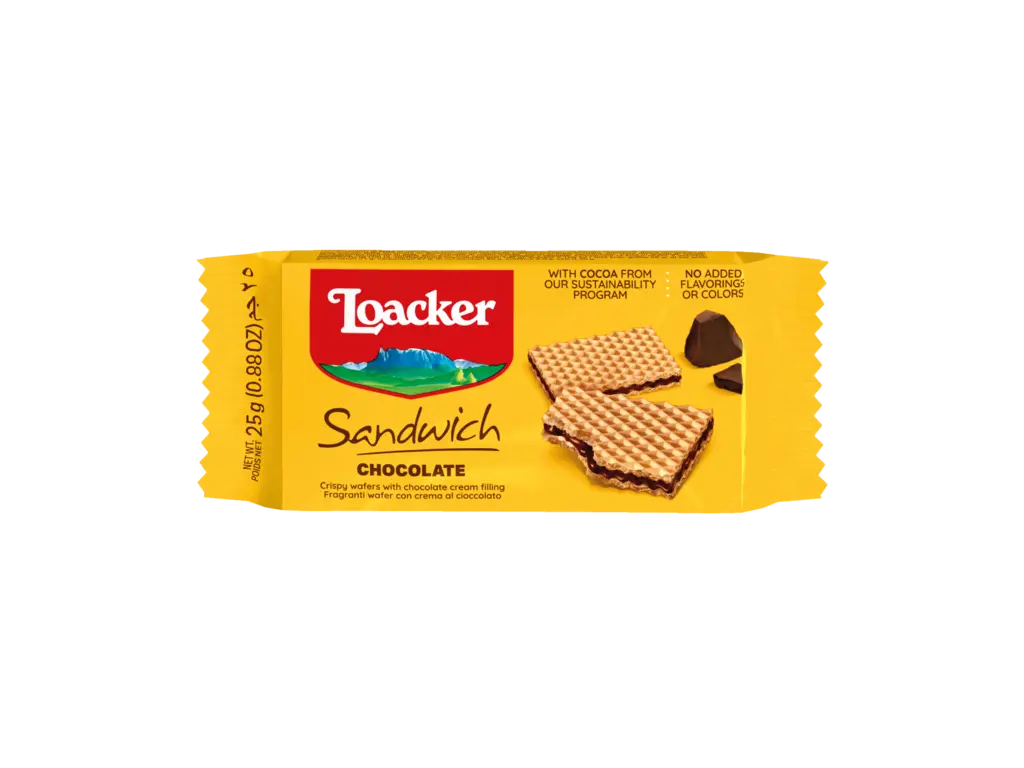 Loacker sandwich chocolate 75g