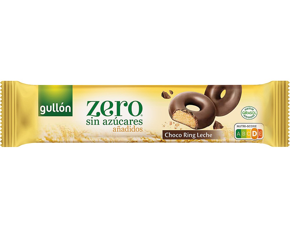 Gullon Choco ring leche zero sugar  128g