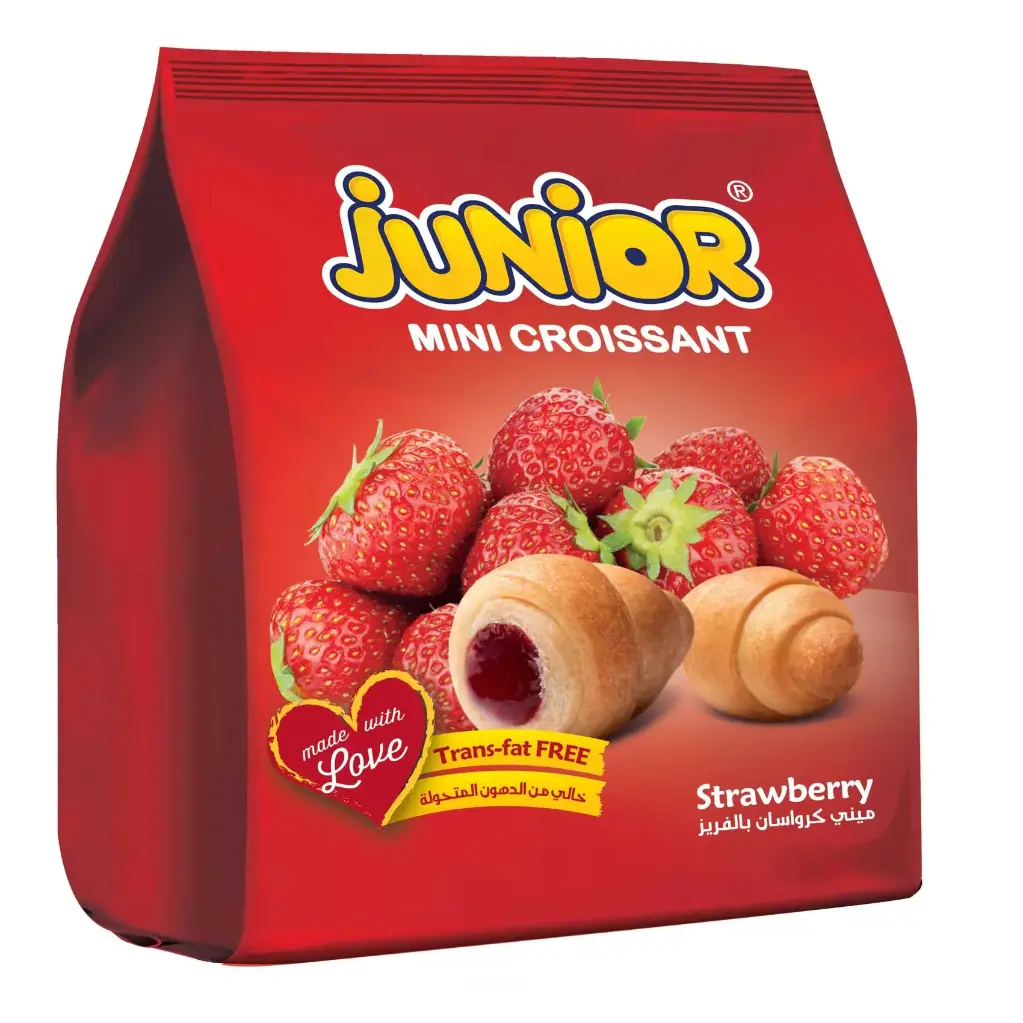 Junior mini croissant strawberry 