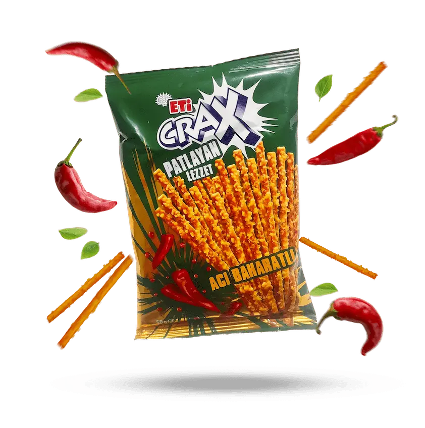  Eti Crax Hot and Spicy 50g 