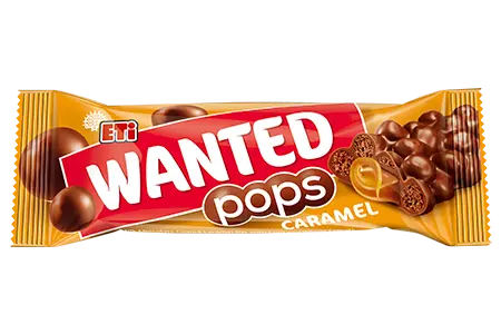 Eti Wanted pops caramel 32g 