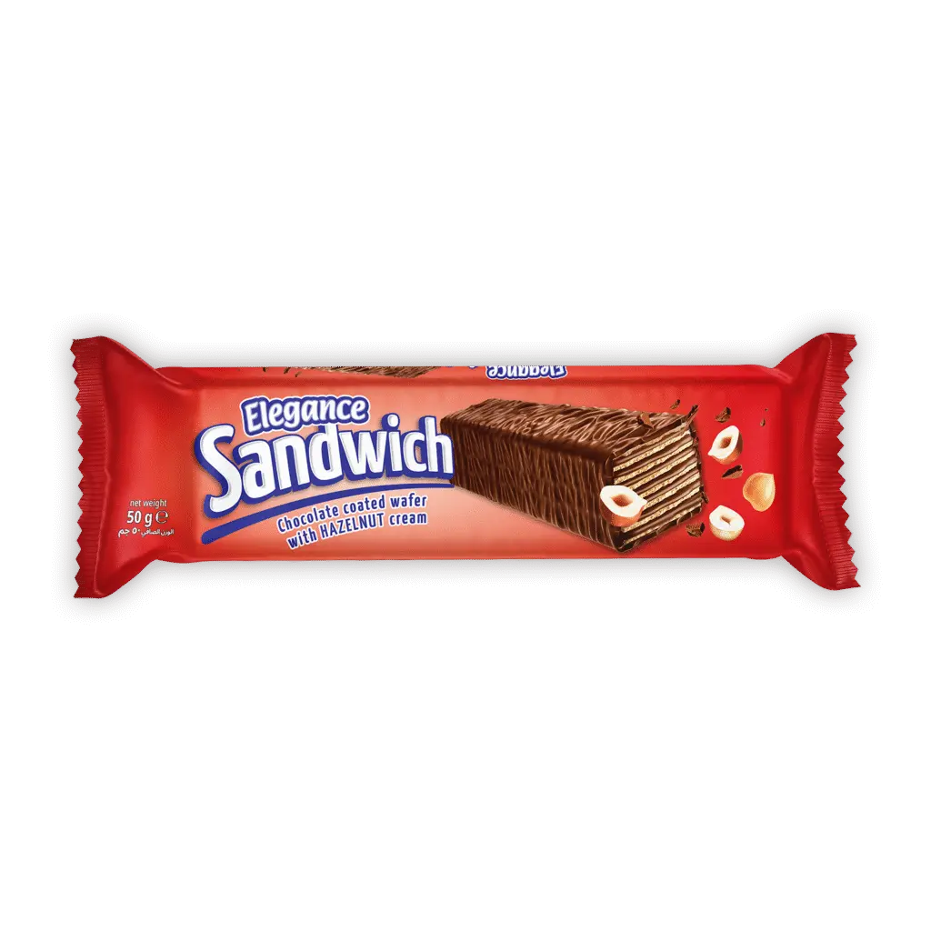 Elegance Sandwich chocolate with hazelnut cream 