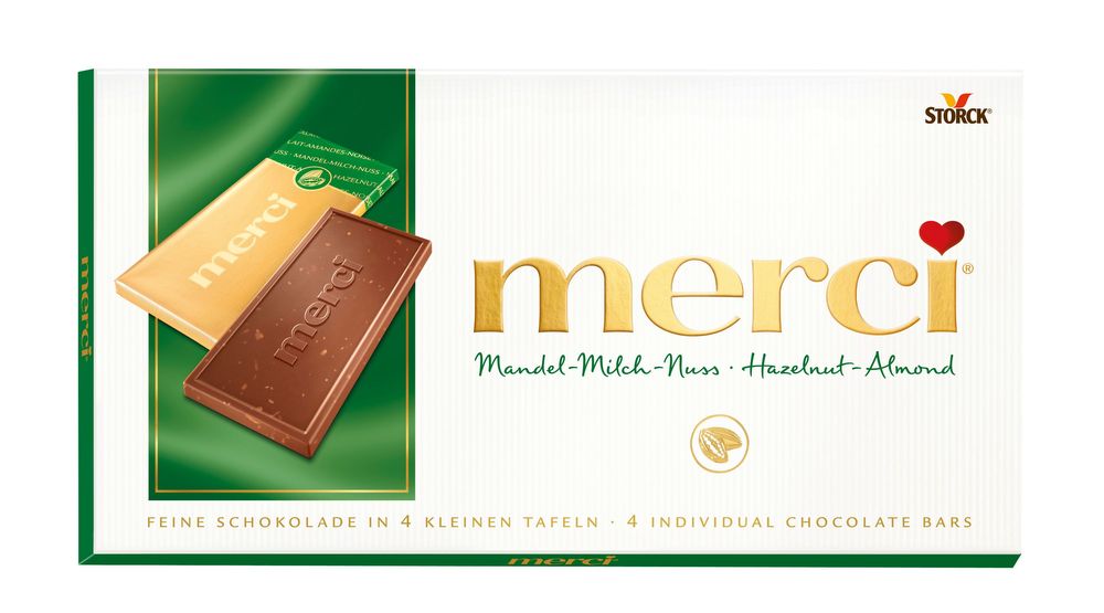 Merci Hazelnut-Almond 100g 
