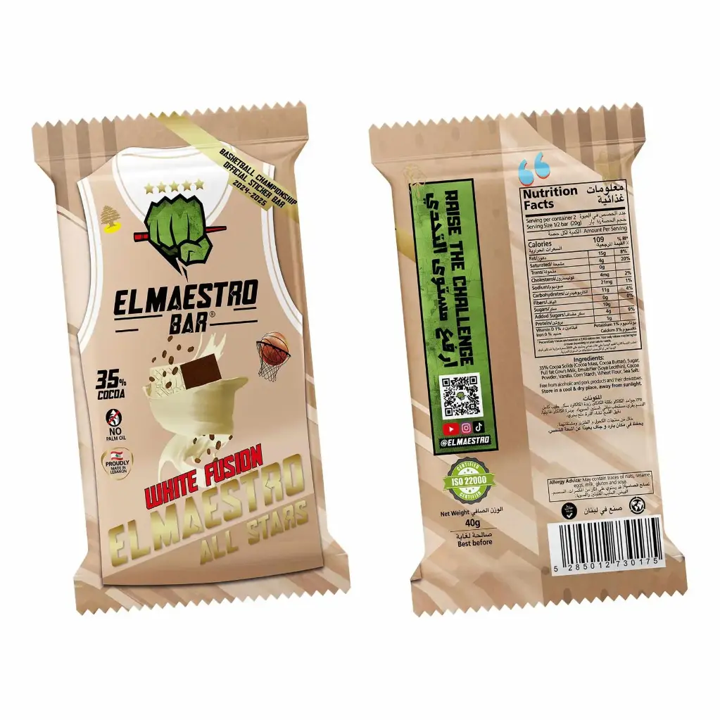 El Maestreo Bar White Fusion 40g 