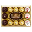 Ferrero Collection Rocher Chocolate Pralines Gift Box 15 Pieces