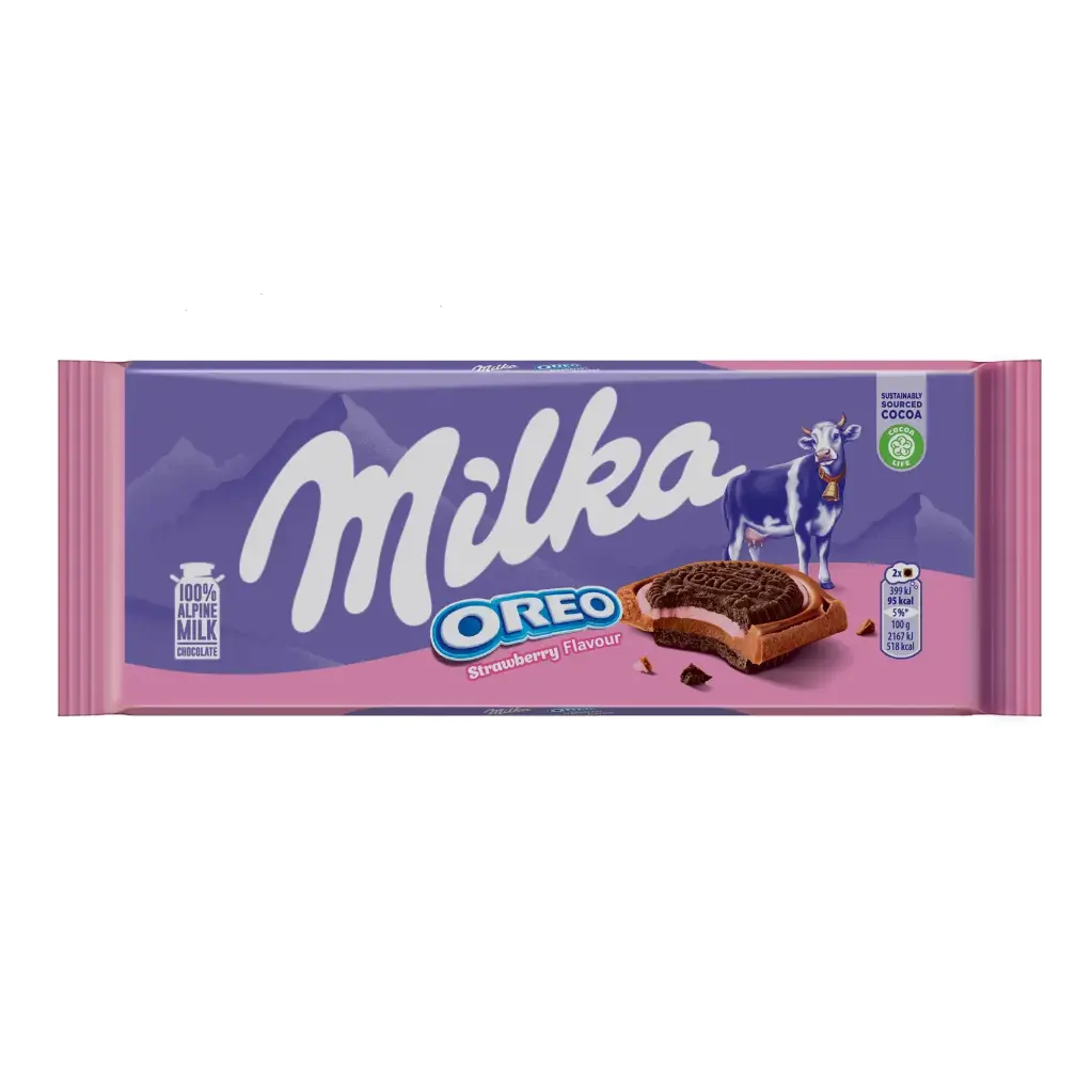 Milka Oreo Strawberry Flavor 92g