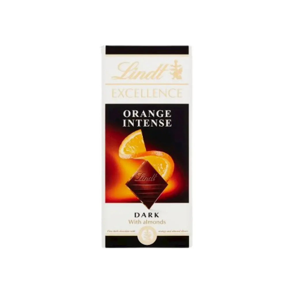 Lindt Excellence Intense Orange Dark Com 100g