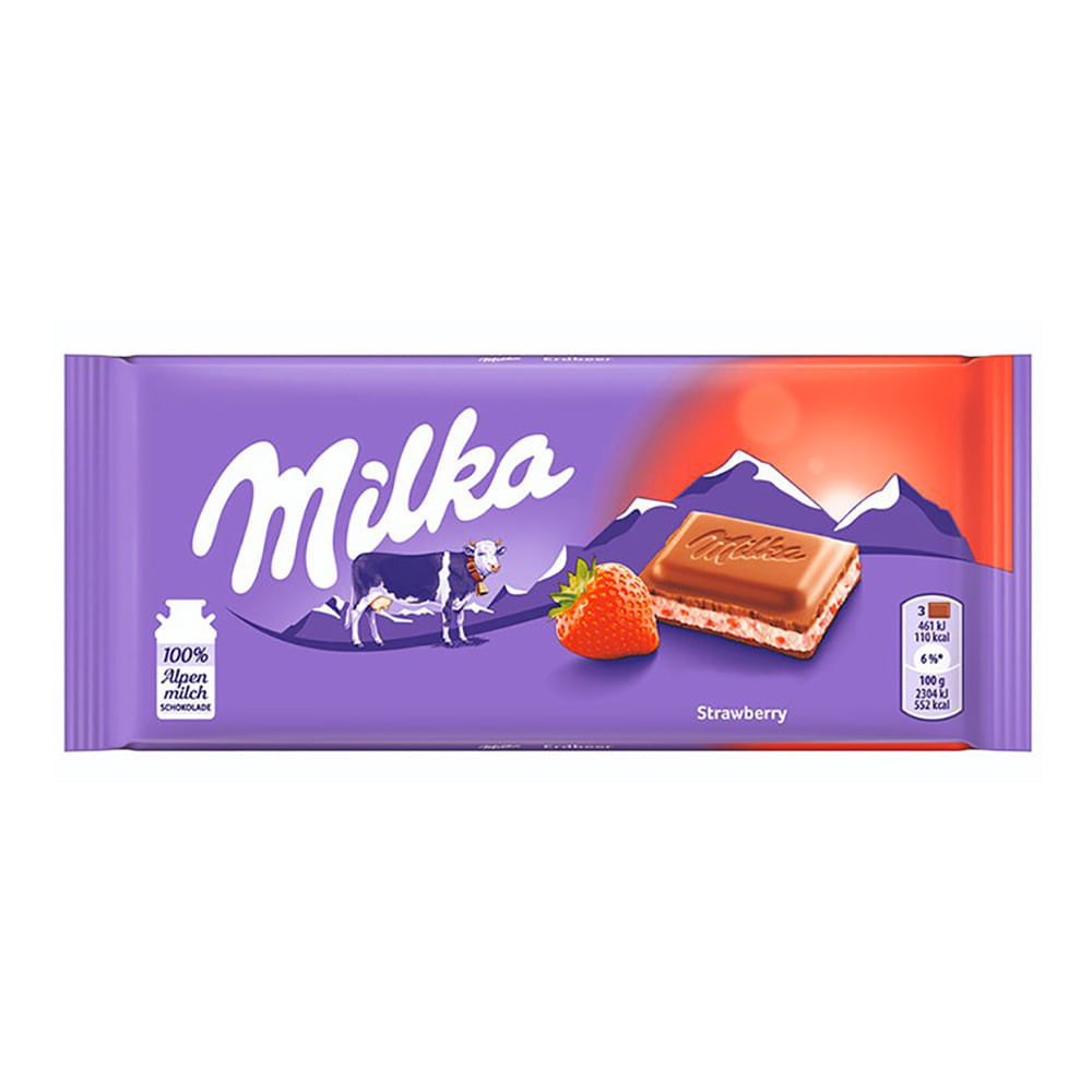 Milka Strawberry 100g