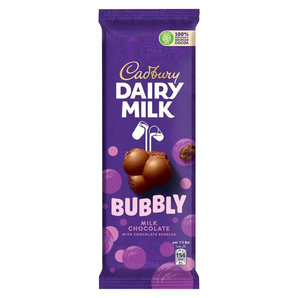 Cadbury Dairy Milk Bubbly 87g