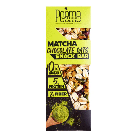 Poeme Matcha Oats Snack Bar 38g