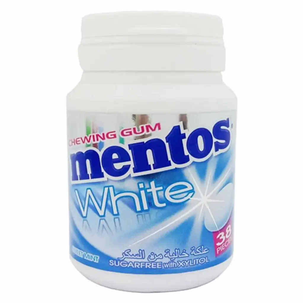 Mentos Gum White Sweet Mint 
