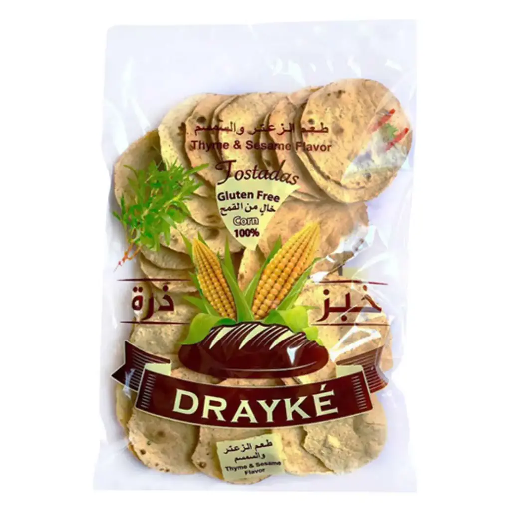 Drayke Tostadas Thyme and Sesame Flavor 80g