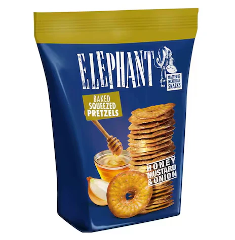 Elephant Pretzels Honey Mustard&Onion 35g