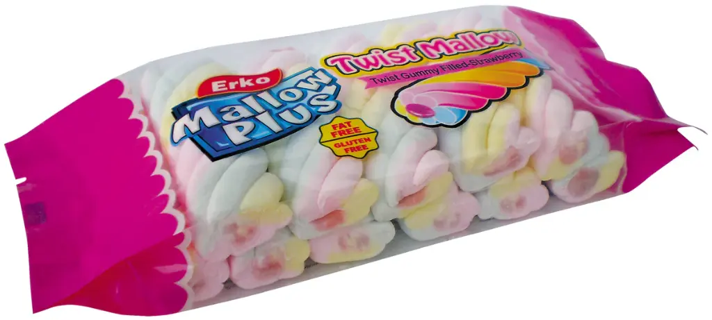 Erko Mallow Plus Twist Mallow Strawberry 63g