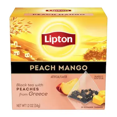 Lipton Black Tea Peach Mango 