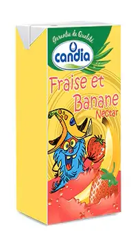 Candia Fraise Et Banane 125ml 