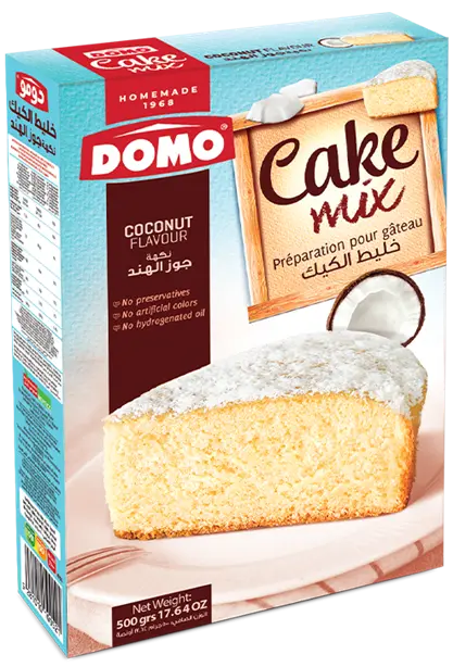 Domo Cake Mix Coconut Flavor 